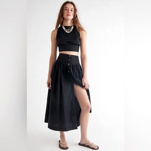 Free People Two Piece Boho Skirt Set